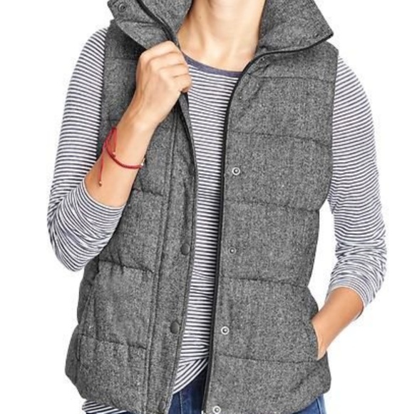 Old Navy Jackets & Blazers - 💲PRICE DROP👈Tweed OLD NAVY wool blend vest